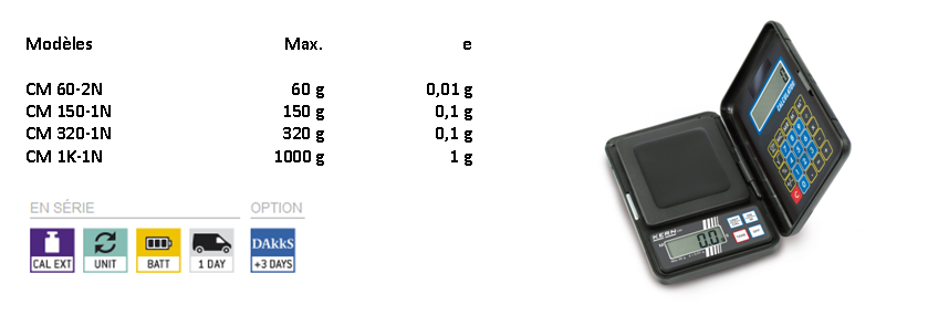 Balance de poche CM